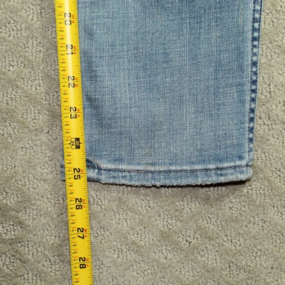 White House Black Market Women's Size 00 Straight Crop Floral Patch Embroidered - Picture 5 of 7